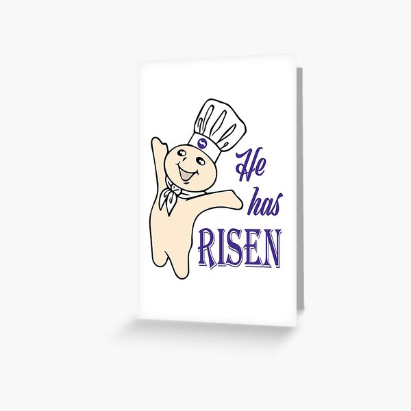Item preview, He Hes Risen Doughboy Pillsbury Purple designed and sold by PotentQuotable.