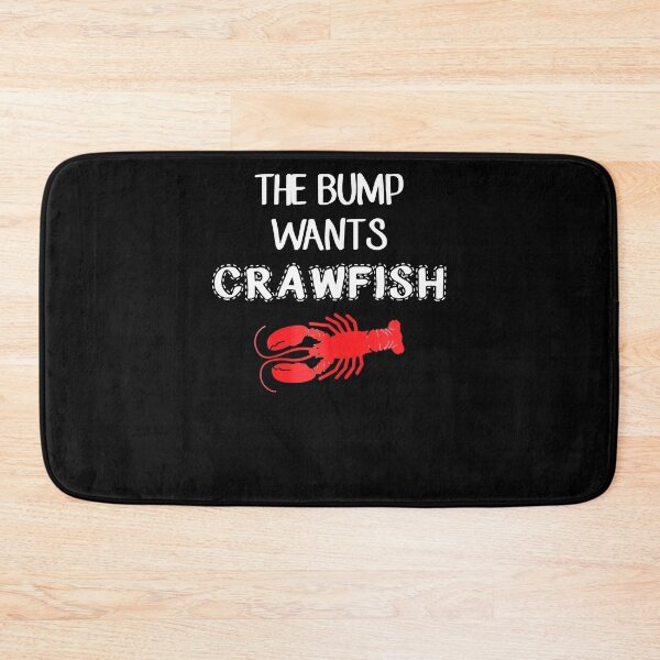 Aperçu de l'œuvre The-Bump-Wants-Crawfish-Shirt-Funny-Food-Craving-Pregnancy créée et vendue par WEARPARTS.