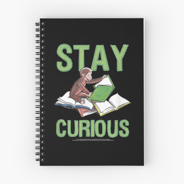 Item preview, Curious George Stay Curious Reading Retrato designed and sold by GeorgeFan.
