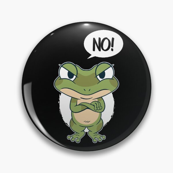 Item preview, Mad Frog No Funny Herpetology Toad Mad Frog Lover Gear designed and sold by DynamicDesign.