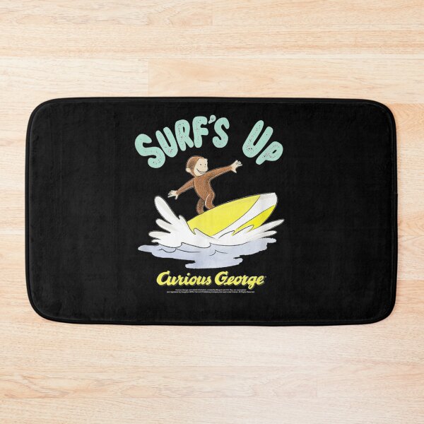 Item preview, Curious George Surfs Up Surfing Portrait designed and sold by GeorgeFan.
