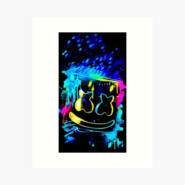 wzgsffs Marshmello Dj Music Star Wall Art Poster E Stampe Stampa su Tela Immagini Home Camera da Letto Decorazione Regalo su Tela per Soggiorno-24X32 Pollicix1 Senza Cornice