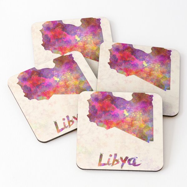 Item preview, Libya in watercolor designed and sold by paulrommer.