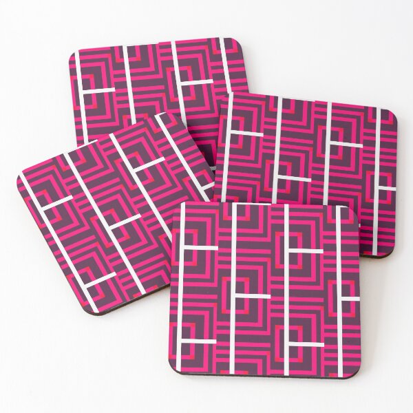 Item preview, Chic Pink Geometric Pattern designed and sold by funkgoddesign.