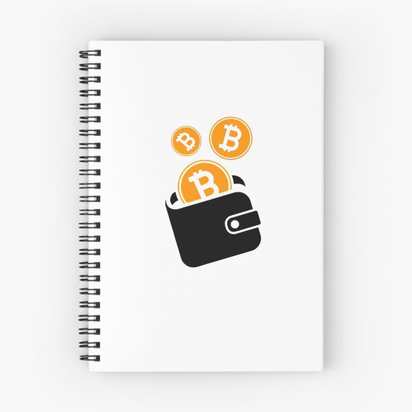 Item preview, Bitcoin Art: BTC coins in wallet designed and sold by Bouzdesigns.
