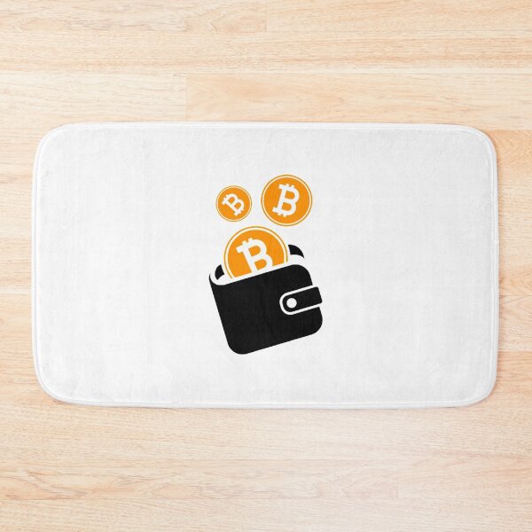 Item preview, Bitcoin Art: BTC coins in wallet designed and sold by Bouzdesigns.