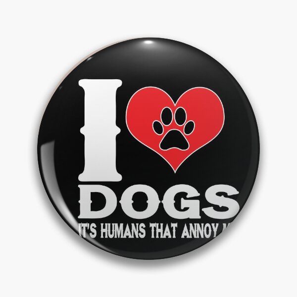 Item preview, Amo a los perros, son los humanos los que me molestan designed and sold by DesignsPlanet22.