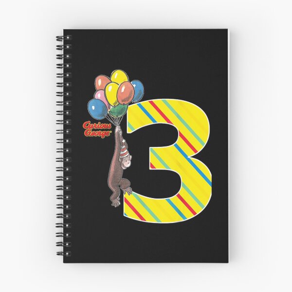 Item preview, Curious George Vintage 3rd Birthday Balloons designed and sold by GeorgeFan.