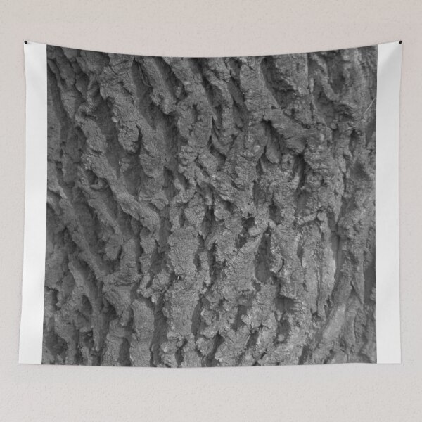Item preview, Oak bark black and white pattern designed and sold by Treemonk.