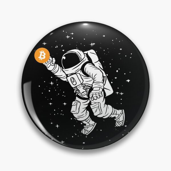 Item preview, Astronaut Reaching For Bitcoin To The Moon BTC Crypto Gear designed and sold by DynamicDesign.