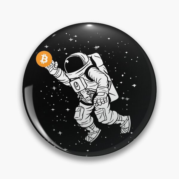 Item preview, Astronaut Reaching For Bitcoin To The Moon BTC Crypto Gear designed and sold by DynamicDesign.