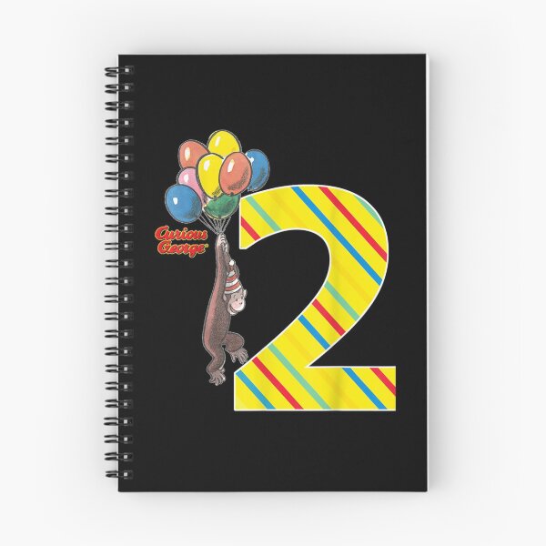 Item preview, Curious George Vintage 2nd Birthday Balloons designed and sold by GeorgeFan.