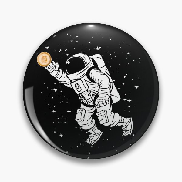 Item preview, Astronaut Reaching For Dogecoin To The Moon Doge Crypto Gear designed and sold by DynamicDesign.