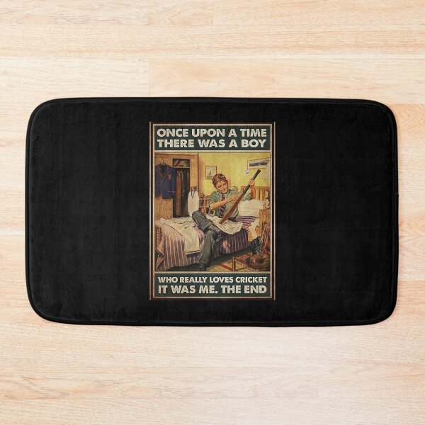 Item preview, Once Upon A Time There Was A Boy Who Really Loves Cricket It Was Me Poster designed and sold by normatrina42x.