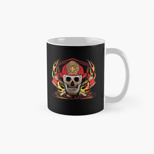Item preview, Awesome Firefighter Skull  designed and sold by EverythingKawai.