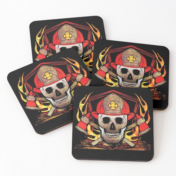 Item preview, Awesome Firefighter Skull  designed and sold by EverythingKawai.