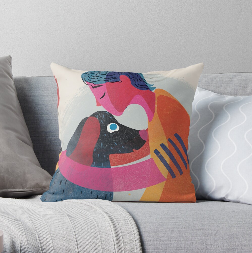 Item preview, Throw Pillow designed and sold by Orkha.