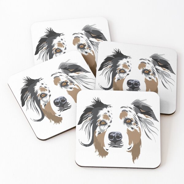 Item preview, Australian Shepard Aussie Portrait Dog designed and sold by MyArtistry.