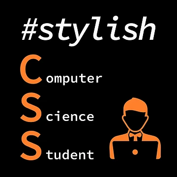 Artwork thumbnail, Stylish Computer Science Student, Programmer, Software Engineer, Programming Humor, HTML by Max-Wear