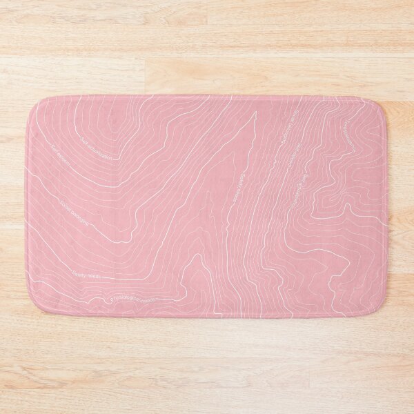 Item preview, WE PERCEIVE | PSYCHOLOGY THINGS SPECIAL PINK Edition - Maslow's HIERARCHY of NEEDS on TOPOGRAPHY designed and sold by Luis Wong | We Perceive.