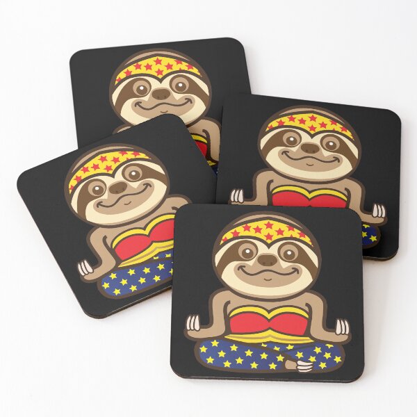 Item preview, Sloth Yoga Power designed and sold by plushism.