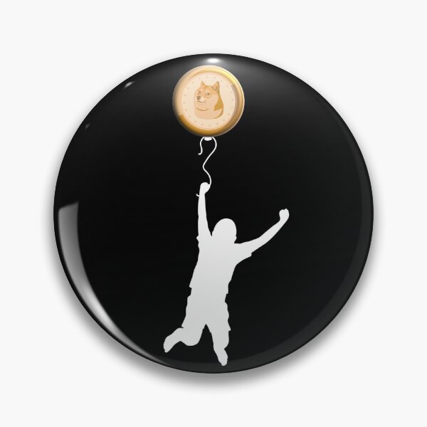 Item preview, Kid Hanging From Dogecoin Balloon Cryptocurrency Dogecoin Gear designed and sold by DynamicDesign.