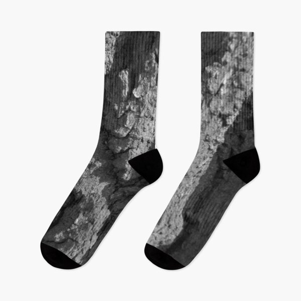 Item preview, Oak bark black and white pattern designed and sold by Treemonk.