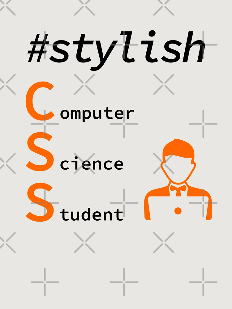 Thumbnail 6 of 6, Premium Oversized Hoodie, Stylish Computer Science Student, Programmer, Software Engineer, Programming Humor, HTML, Light designed and sold by Max-Wear.