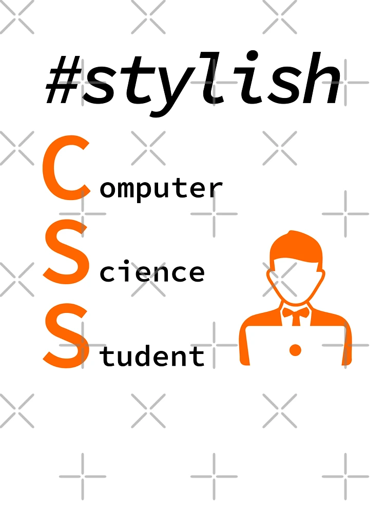 Thumbnail 7 of 7, Oversized T-Shirt, Stylish Computer Science Student, Programmer, Software Engineer, Programming Humor, HTML, Light designed and sold by Max-Wear.