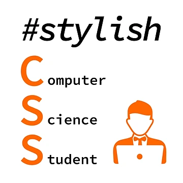 Artwork thumbnail, Stylish Computer Science Student, Programmer, Software Engineer, Programming Humor, HTML, Light by Max-Wear