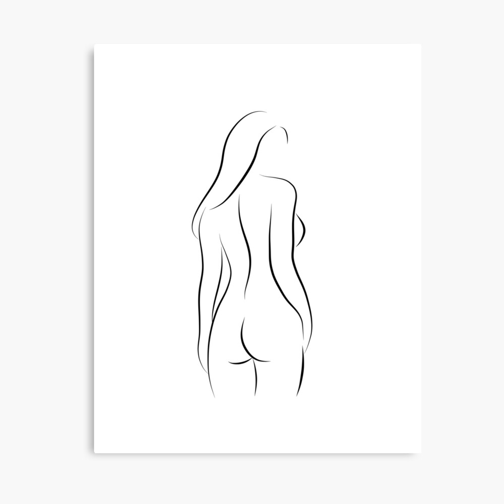 Nude Line Art Woman - Easy On the Eyes Emma