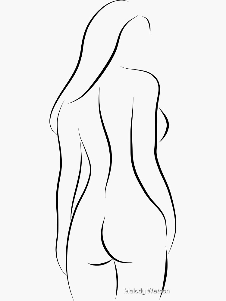 Nude Woman Stickers for Sale