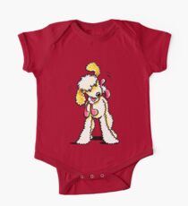 Cream Labradoodle Playtime One Piece - Short Sleeve
