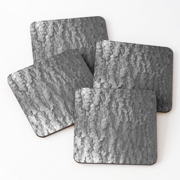 Item preview, Field maple bark black and white pattern designed and sold by Treemonk.