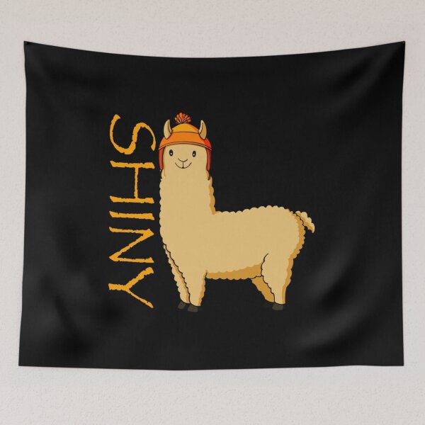 Item preview, Shiny Firefly Llama designed and sold by IlseSchwanke.