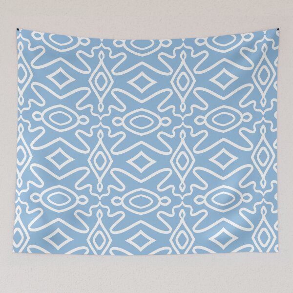 Item preview, Reverse blue pattern designed and sold by NitArtCafe.
