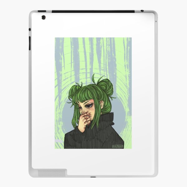 Green girl 2.0 iPad Skin