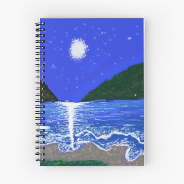 Item preview, Moonlight on the sea designed and sold by Louisbus90.
