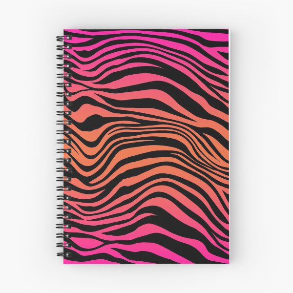 Item preview, Bright Pink Orange Tiger Stripes Striped fur Animal Africa Pattern  designed and sold by funnytshirtemp.