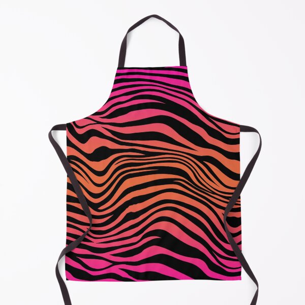 Item preview, Bright Pink Orange Tiger Stripes Striped fur Animal Africa Pattern designed and sold by funnytshirtemp.