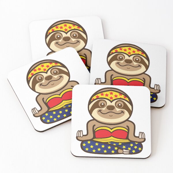 Item preview, Sloth Yoga Power designed and sold by plushism.