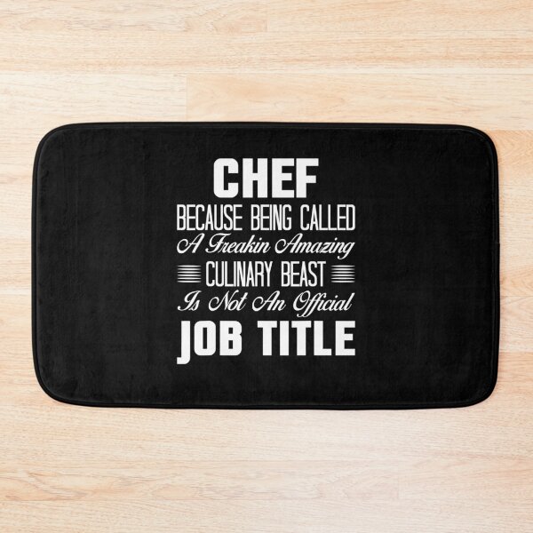 Item preview, Chef Culinary Beast Not Official Job Title & Design designed and sold by ArixMoore.