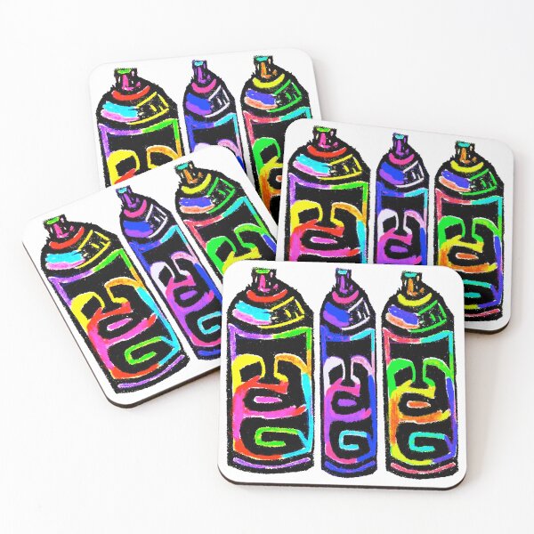 Item preview, TAG it! - spray paint graffiti can - linocut design and print designed and sold by PixelPalmer.