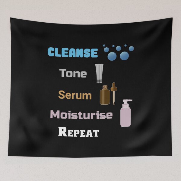 Item preview, Esthetican Cleanse Tone Serum Moisturise Repeat Skincare Routine  designed and sold by SparkleLiveLife.