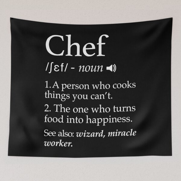 Item preview, Chef Definition Funny Line Cook Cooking Gifts Chefs designed and sold by ArixMoore.