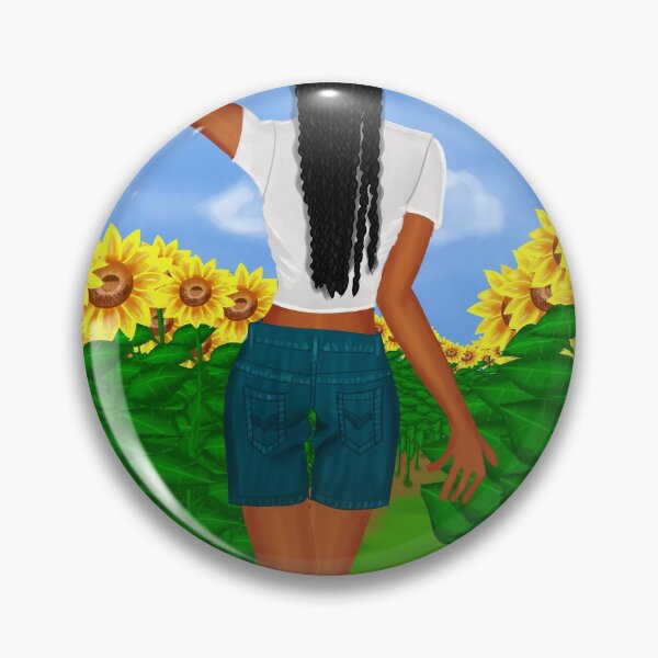 Item preview, A girl walking in a sunflower field designed and sold by Illustrations by Cindi.