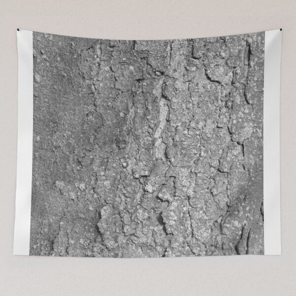 Item preview, Chestnut bark in black and white pattern designed and sold by Treemonk.
