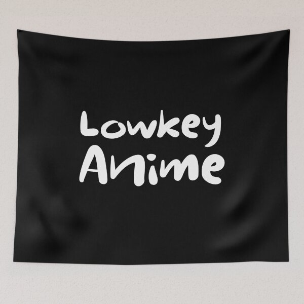 Item preview, Lowkey anime typography designed and sold by Benartstudio.