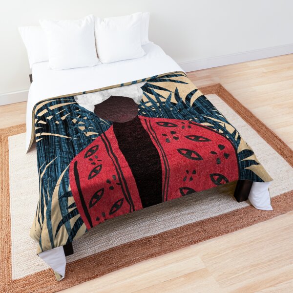 African Woman in Traditional Costume - Ethnic Contemporary Design Comforter