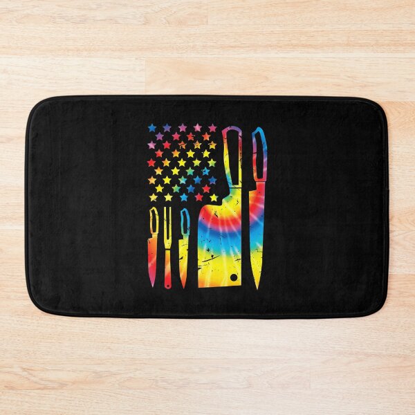 Item preview, Chef Knife Set  Tie Dye American Flag Kitchen Gift designed and sold by ArixMoore.